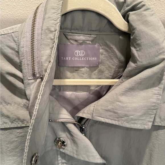 Tart Collections moss green rain jacket - Picture 3 of 5